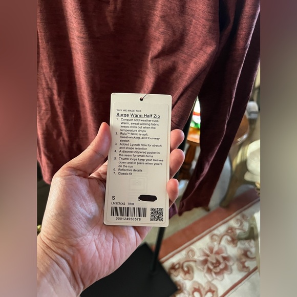 New with tags Lululemon Surge Warm Half Zip - Picture 3 of 7